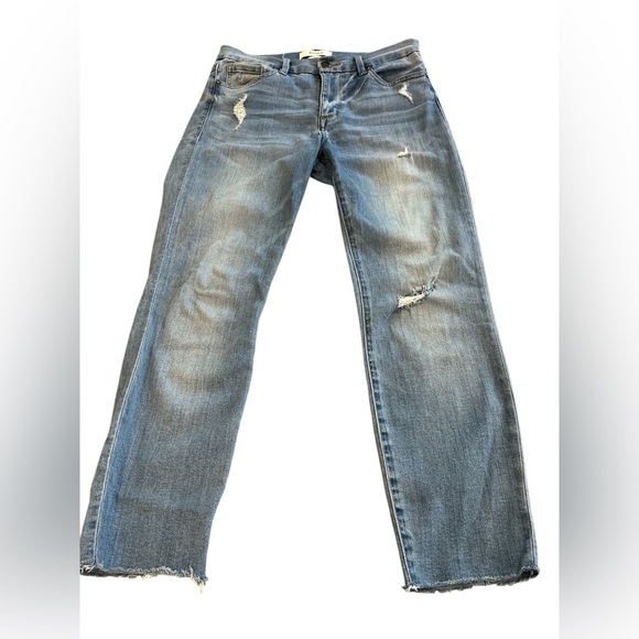 Pistola Ankle Skinny Distressed Jeans Medium Wash Size 27 - Picture 4 of 10